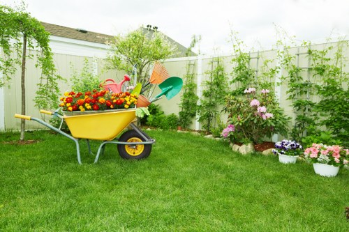 Outdoor garden lighting installation for a Pimlico property