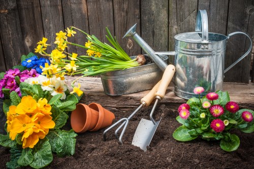 Thoughtful Pimlico garden landscaping with durable materials and plants